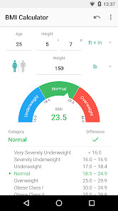 BMI Calculator screenshot image 1_Popularmodapk.com