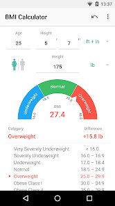 BMI Calculator screenshot image 4_Popularmodapk.com