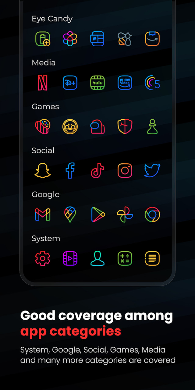 Caelus: linear icon pack<span>(unlock all content)</span> screenshot image 7_Popularmodapk.com