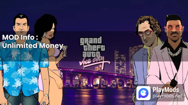 GTA Grand Theft Auto: Vice City<span>(Missions Complete/Unlimited Money)</span> screenshot image 1_Popularmodapk.com