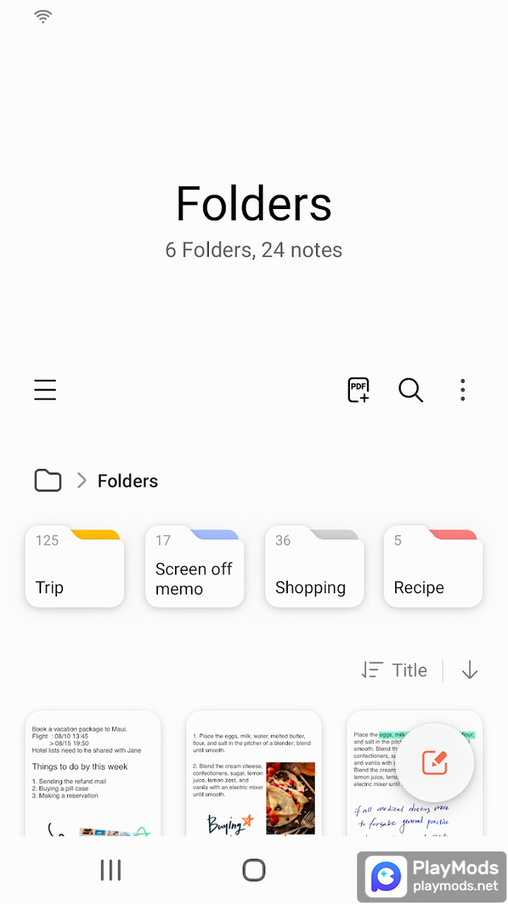 Samsung Notes screenshot image 3_Popularmodapk.com