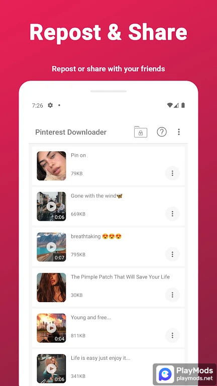 Downloader for Pinterest screenshot image 2_Popularmodapk.com