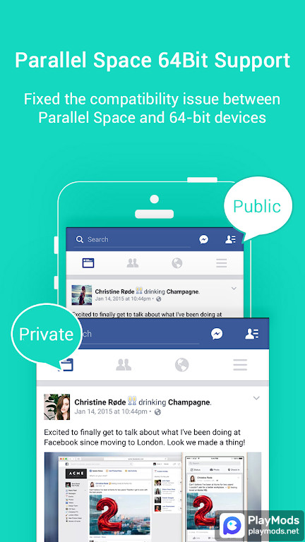 Parallel Space 64Bit Support screenshot image 2_Popularmodapk.com