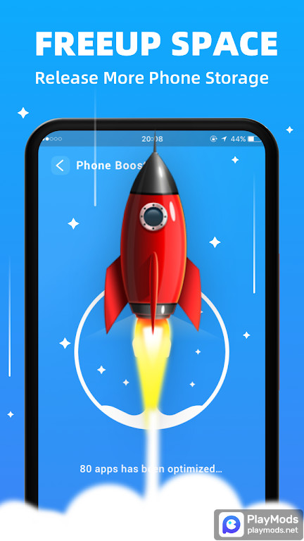 Fast Cleaner - junk& boost ram screenshot image 1_Popularmodapk.com