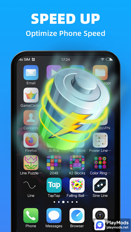 Fast Cleaner - junk& boost ram screenshot image 2_Popularmodapk.com