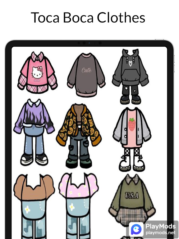 Toca Boca Clothes Ideas screenshot image 1_Popularmodapk.com