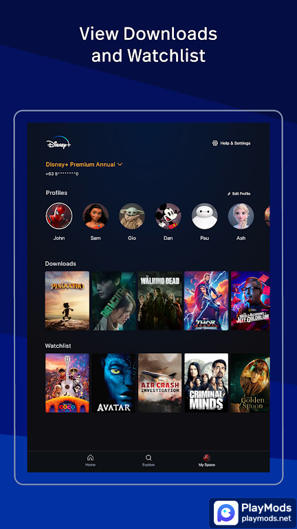 Disney+ screenshot image 3_Popularmodapk.com