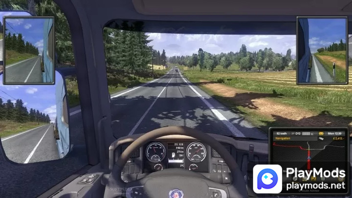 Euro Truck Simulator 2 screenshot image 3_Popularmodapk.com