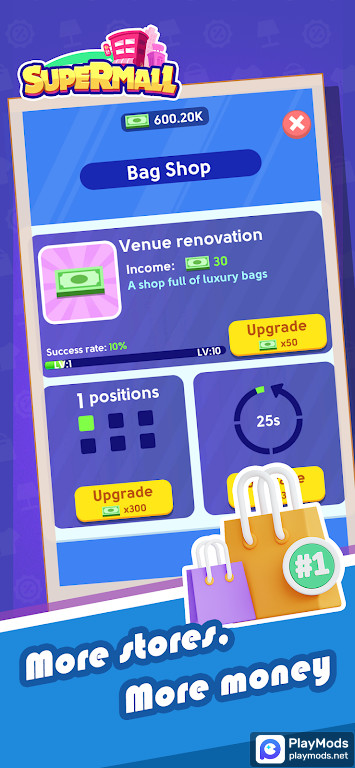 Idle Supermall Tycoon<span>(No Ads)</span> screenshot image 1_Popularmodapk.com