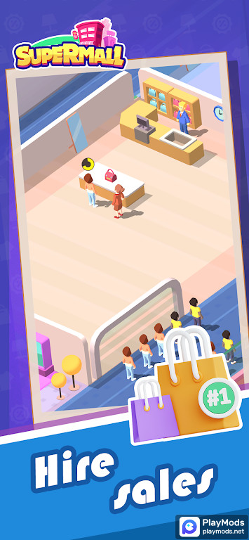 Idle Supermall Tycoon<span>(No Ads)</span> screenshot image 3_Popularmodapk.com