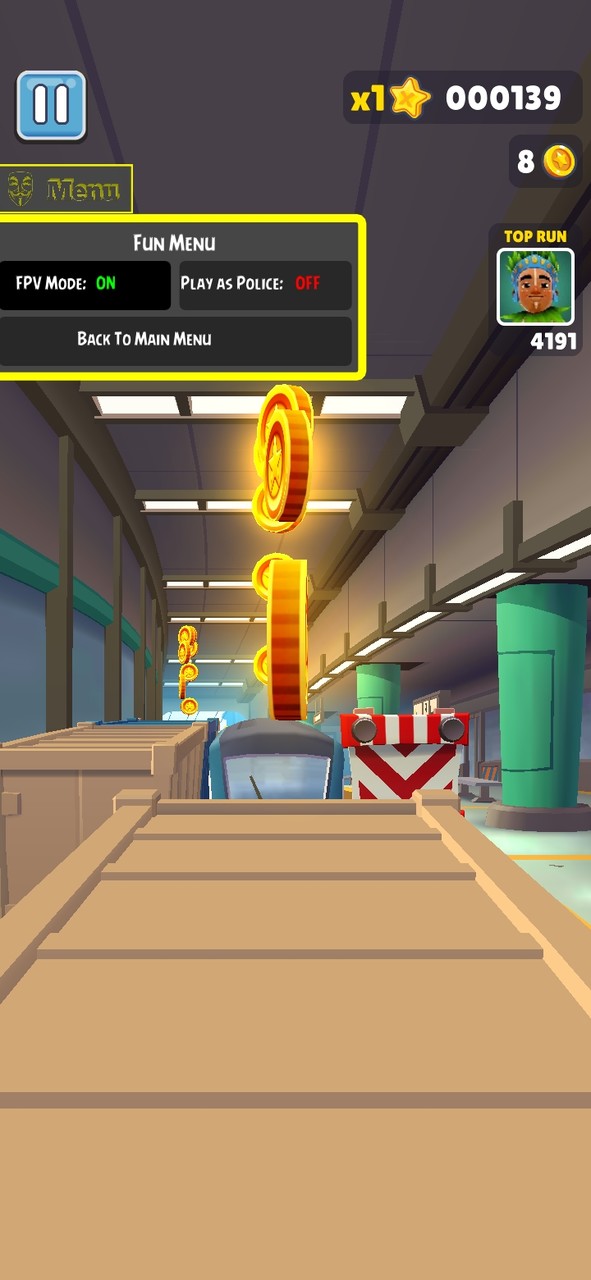 Subway Surfers<span>(Fun Menu)</span> screenshot image 3_Popularmodapk.com