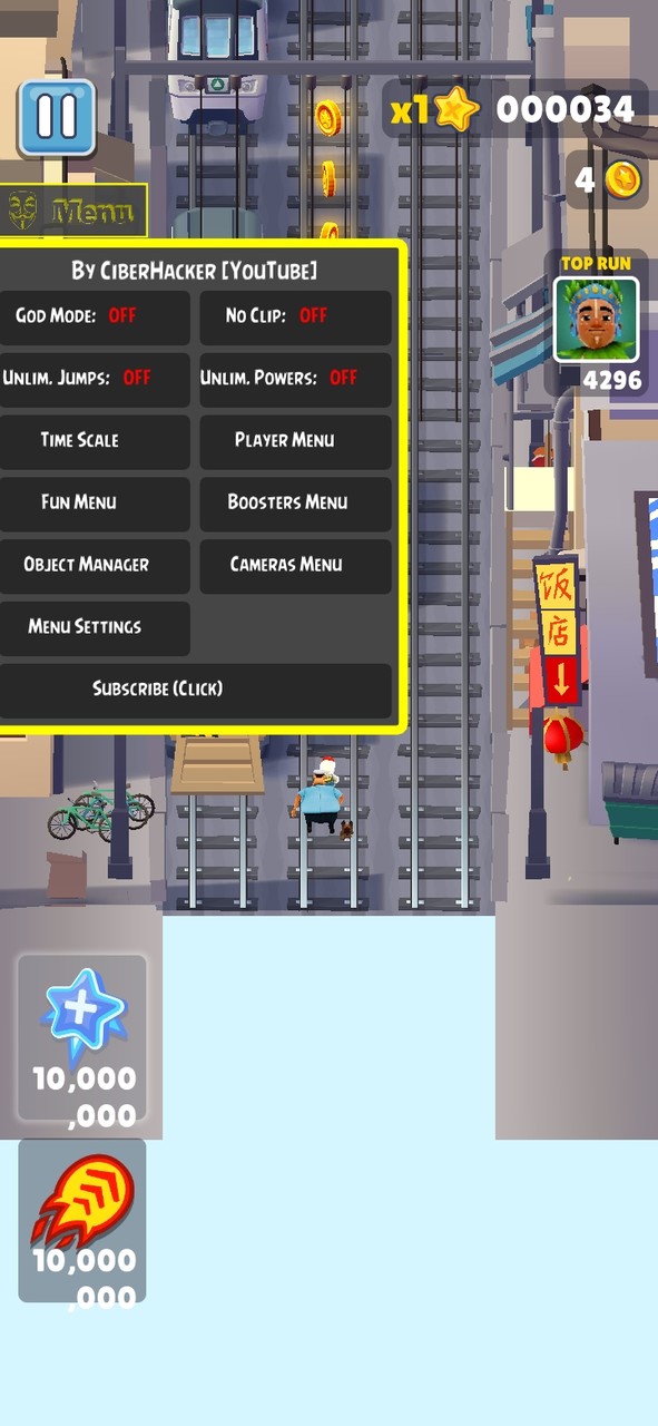 Subway Surfers<span>(Fun Menu)</span> screenshot image 2_Popularmodapk.com
