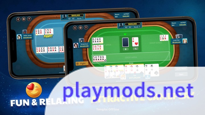 TongitsOffline<span>(Ad-free and rewarded)</span> screenshot image 1_Popularmodapk.com