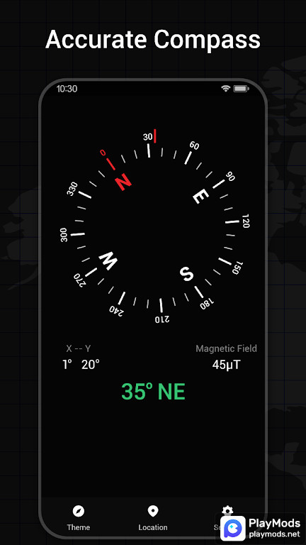 Compass App: Direction Compass screenshot image 2_Popularmodapk.com