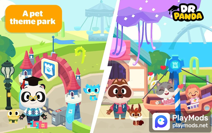 Dr. Panda Town: Pet World screenshot image 1_Popularmodapk.com