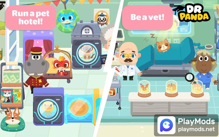 Dr. Panda Town: Pet World screenshot image 4_Popularmodapk.com