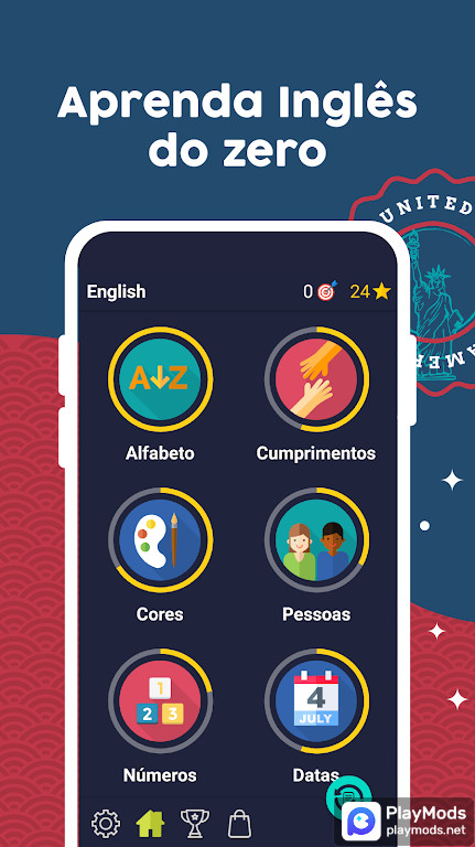 Aprender inglês - Iniciantes screenshot image 3_Popularmodapk.com