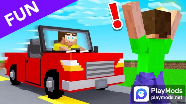 Car mod for Minecraft mcpe screenshot image 2_Popularmodapk.com