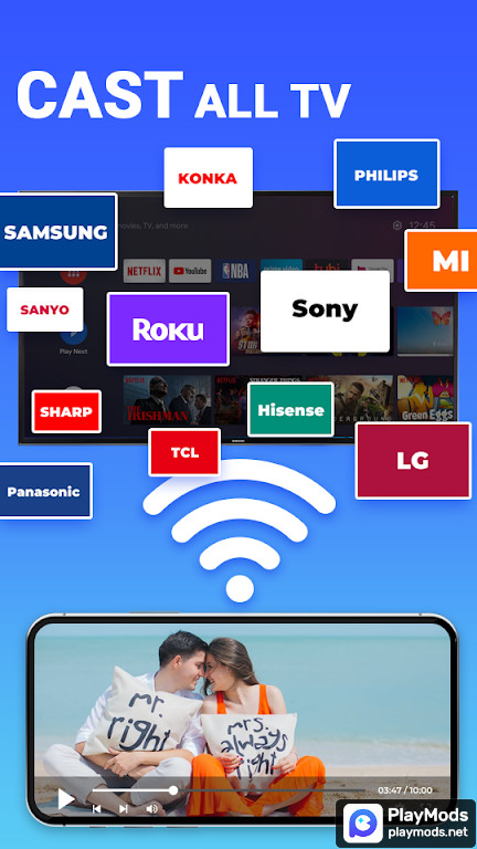 Cast to TV  Screen Mirroring screenshot image 2_Popularmodapk.com