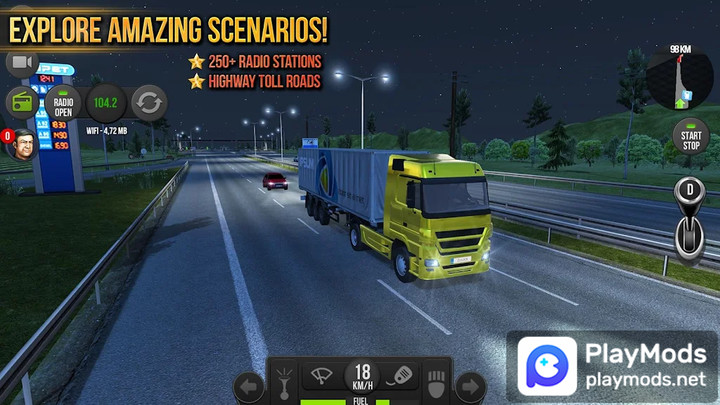 Truck Simulator : Europe screenshot image 3_Popularmodapk.com