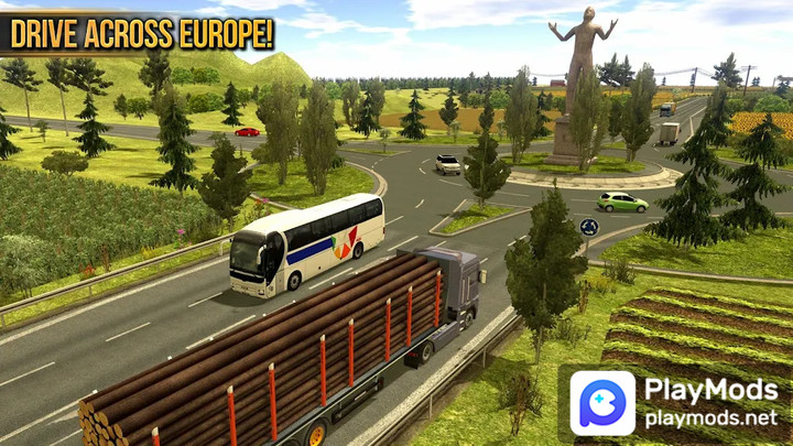 Truck Simulator : Europe screenshot image 2_Popularmodapk.com