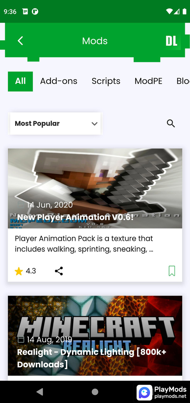 MCPEDL for Minecraft screenshot image 7_Popularmodapk.com