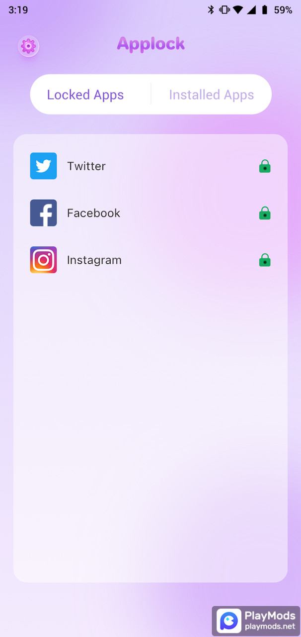 Purple Applock  Fast Internet screenshot image 2_Popularmodapk.com