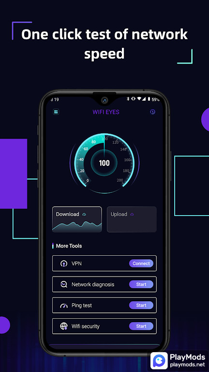 WiFi Eyes WiFi Analyzer screenshot image 1_Popularmodapk.com