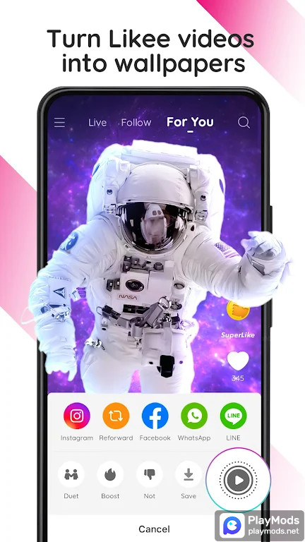 Likee Wallpaper screenshot image 1_Popularmodapk.com