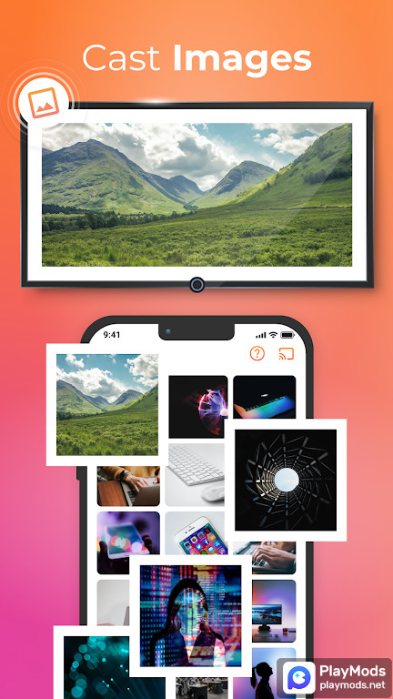Cast to TV - Screen Mirroring screenshot image 1_Popularmodapk.com