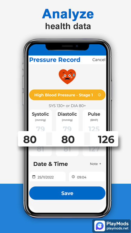 Blood Pressure: Health App screenshot image 1_Popularmodapk.com