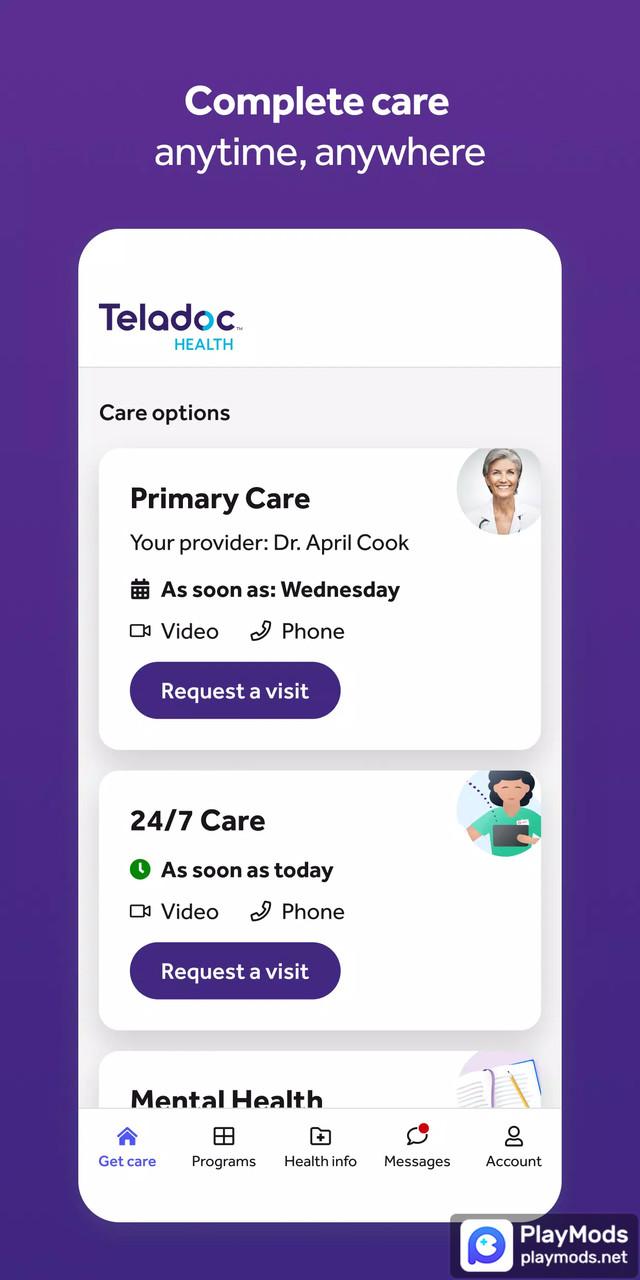 Teladoc Health: Virtual care screenshot image 3_Popularmodapk.com