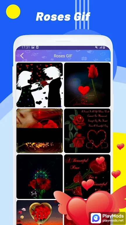 Love Heart Sticker - Emoji GIF screenshot image 2_Popularmodapk.com