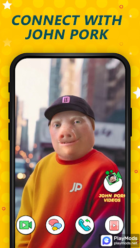 John Pork In Video Call screenshot image 3_Popularmodapk.com