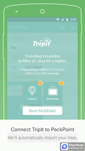 PackPoint travel packing list screenshot image 3_Popularmodapk.com