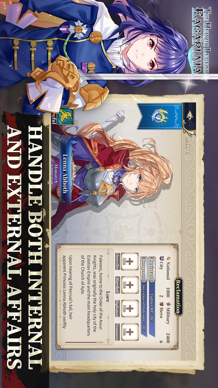 The Heroic Legend of Eagarlnia(Unclock All) screenshot image 4_Popularmodapk.com
