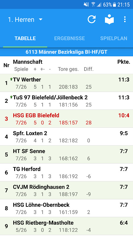 HSG EGB Bielefeld screenshot image 4_Popularmodapk.com