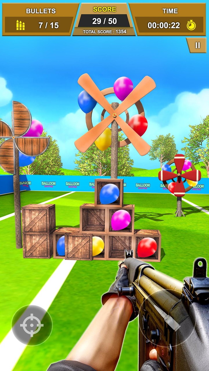 Balloon 3D Gun Shooting Games screenshot image 2_Popularmodapk.com