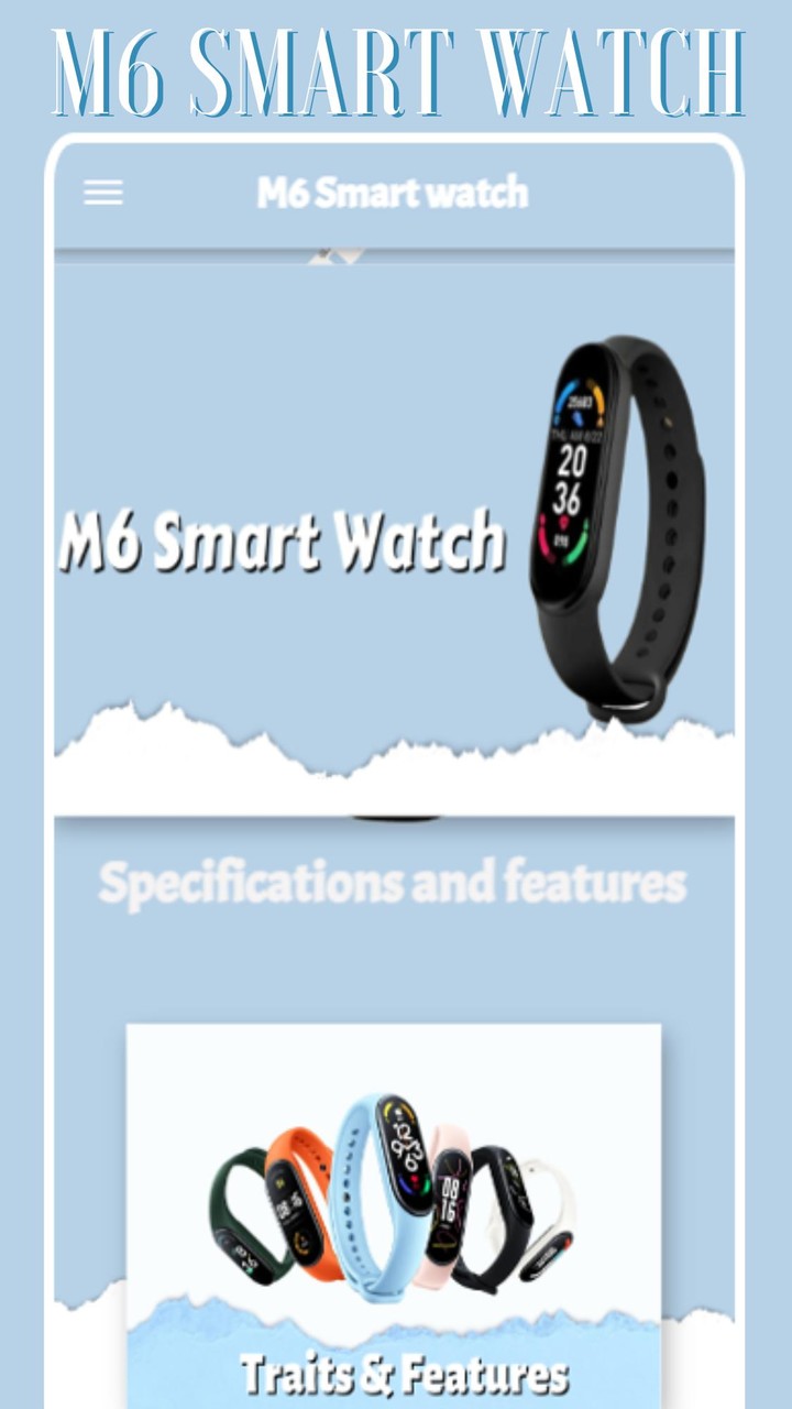 M6 Smart Watch Guide screenshot image 8_Popularmodapk.com