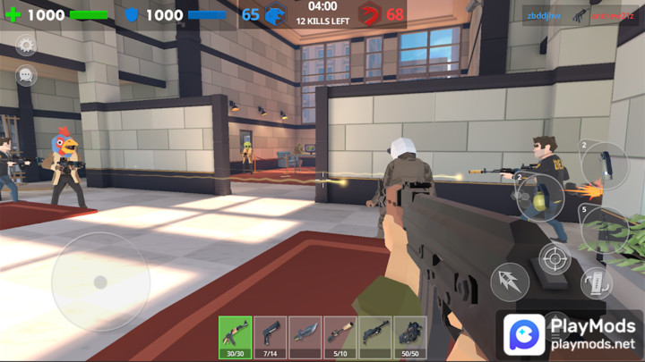 Polygon Arena: Online Shooter<span>(unlimited bullets)</span> screenshot image 3_Popularmodapk.com