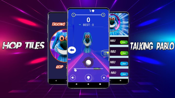 Talking Pablo Tiles Hop 2 screenshot image 4_Popularmodapk.com