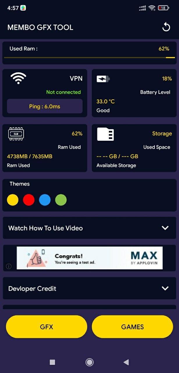 MEMBO GFX TOOL FOR PUBG & BGMI screenshot image 4_Popularmodapk.com