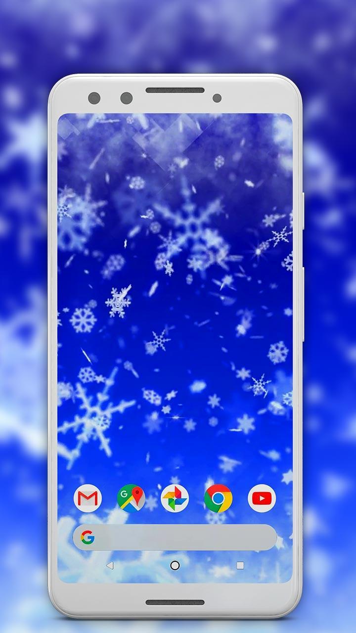 3D Snow Fall Live Video Wallpaper screenshot image 2_Popularmodapk.com