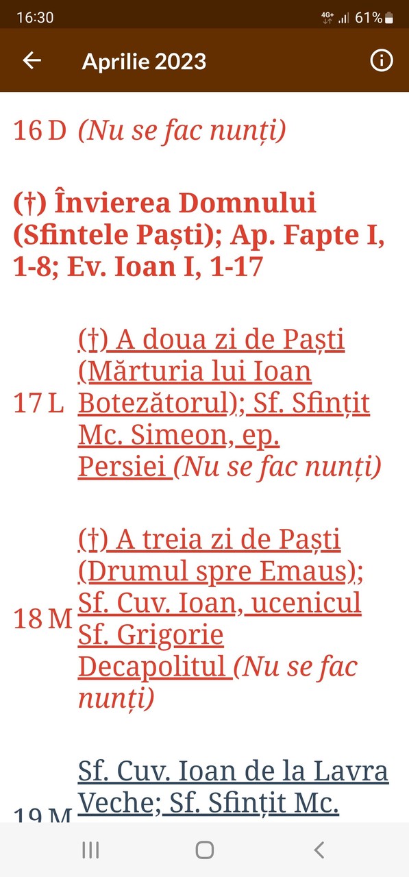 Calendar Ortodox 2023 screenshot image 10_Popularmodapk.com