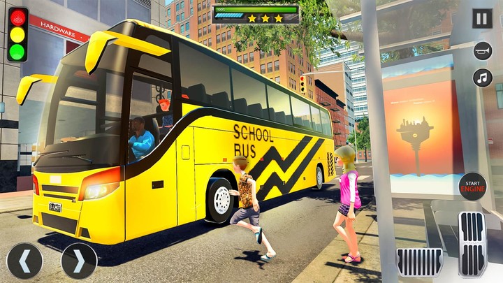 School Bus: 3D Driving Sim screenshot image 4_Popularmodapk.com