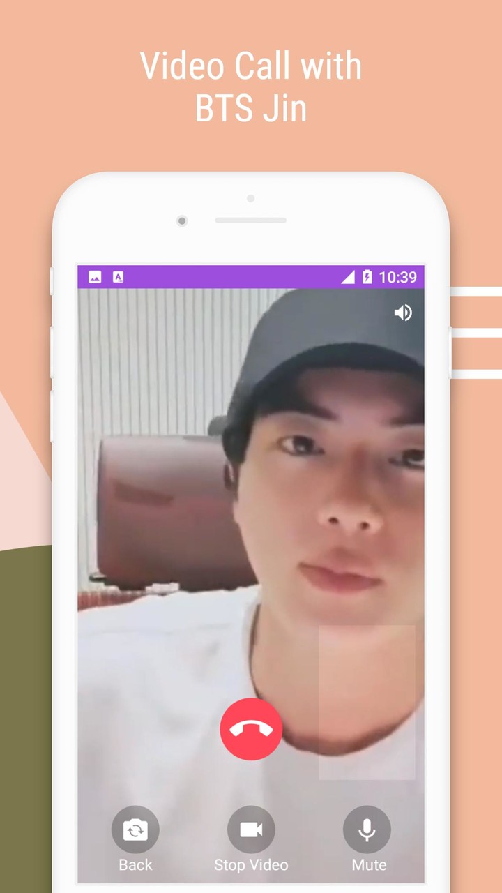 Kim Seok-jin BTS Fake Call screenshot image 8_Popularmodapk.com