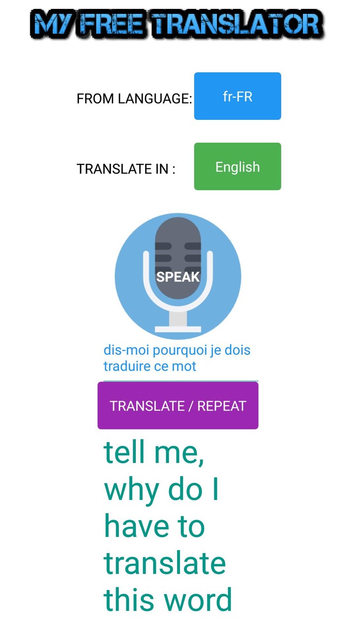 My Free Translator screenshot image 15_Popularmodapk.com