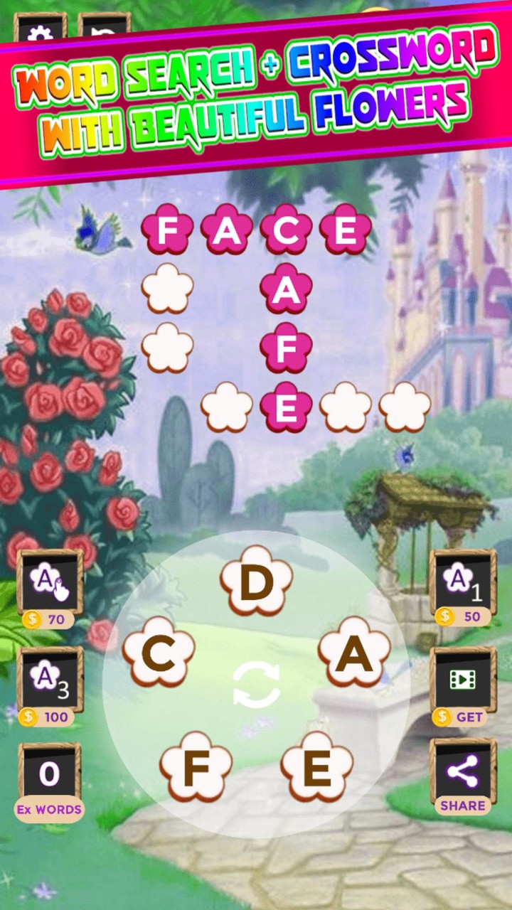 Flower crossword puzzle games screenshot image 6_Popularmodapk.com