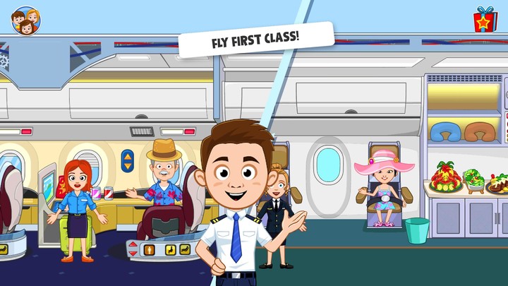 My Town Airport games for kids screenshot image 4_Popularmodapk.com