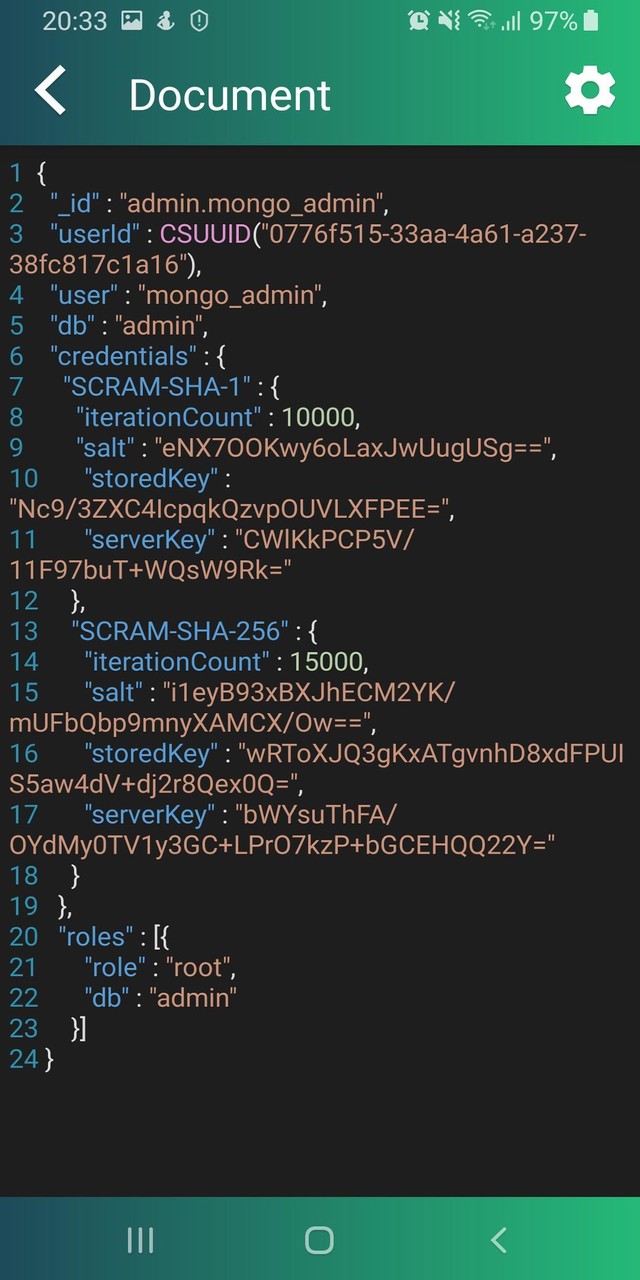 Mongo Viewer screenshot image 8_Popularmodapk.com